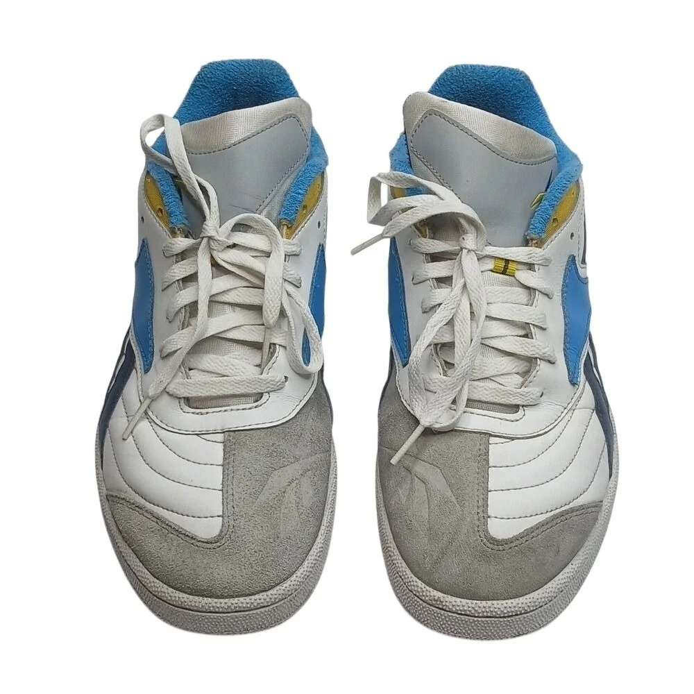 Reebok Club‎ C 85 MU Mens 12.5 White Blue Grey Suede Leather Sneakers DV8662
